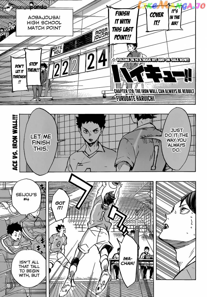 Haikyuu!!, Chapter 128 image 02